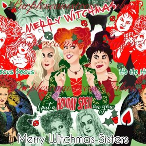 Merry Witchmas Sisters - Fabric