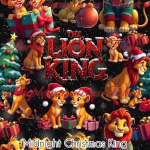 Midnight Christmas King - Fabric