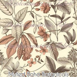 Muted Boho Botanicals - Fabric