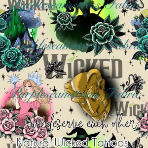 Natural Wicked Tattoos - Fabric