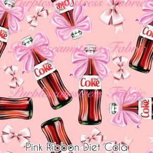 Pink Ribbon Diet Cola - Fabric