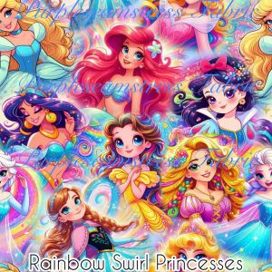Rainbow Swirl Princesses