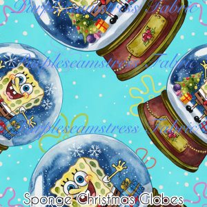 Sponge Christmas Globes - Fabric