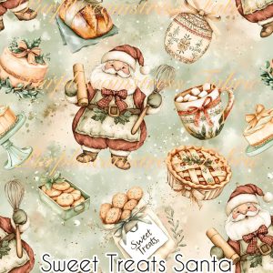 Sweet Treats Santa - Fabric