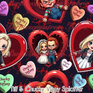 Tiff & Chucky Vday Splatter