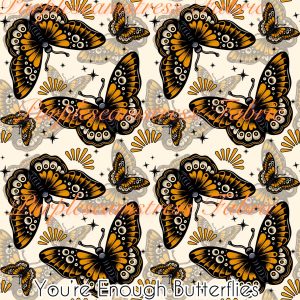 You're Enough Butterflies - Fabric