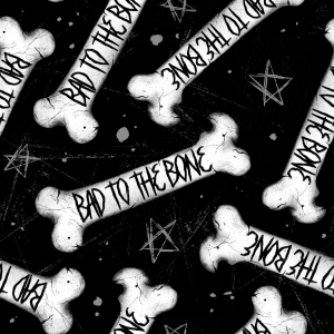 Bad To The Dog Bone - Fabric