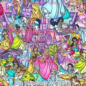 Diz Princess Mashup - Fabric