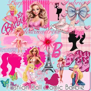 Fashion Doll Comic Barbie - Fabric