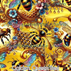 Golden Queen Bee - Fabric