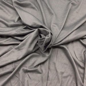 Light Grey Double Brushed Poly Spandex