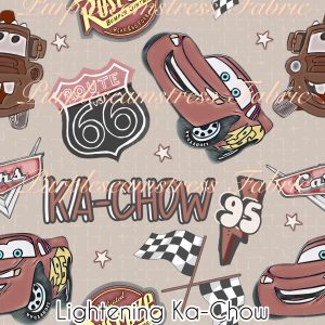 Lightening Ka-Chow - Fabric