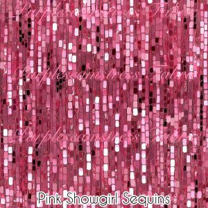 Pink Showgirl Sequins - Fabric