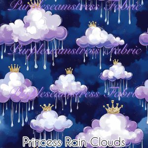 Princess Rain Clouds - Fabric