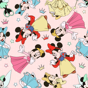 Tossed Mousy Princesses - Fabric