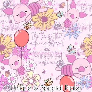 Unique & Special Piglet - Fabric