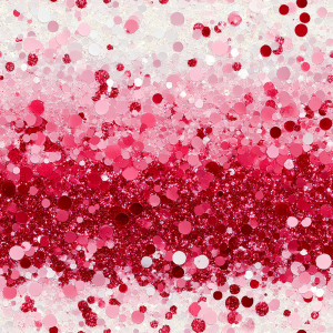 Vday Ombre Glitter - Fabric