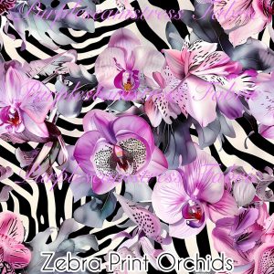 Zebra Print Orchids