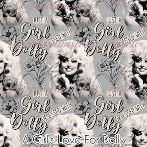 A Girls Love For Dolly - Fabric