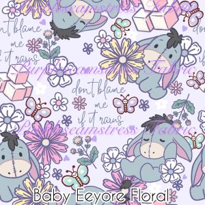 Baby Eeyore Floral - Fabric