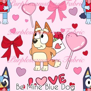 Be Mine Blue Dog