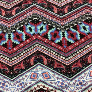 Eclectic Geometric Chevron Hacci Sweater