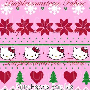 Kitty Hearts Fair Isle