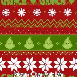 Mean One Fair Isle - Fabric