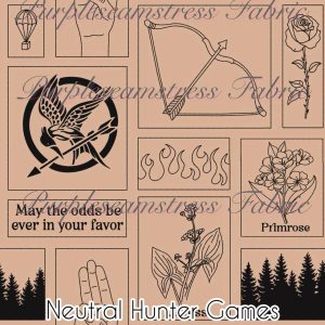 Neutral Hunger Games - Fabric