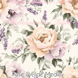 Rose & Lilac Medley - Fabric