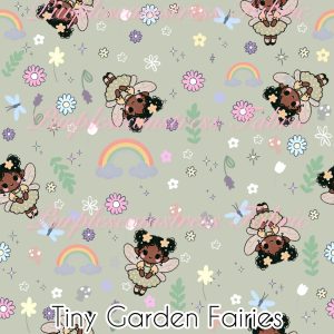 Tiny Garden Fairies - Fabric
