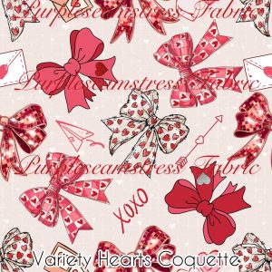 Variety Hearts Coquette - Fabric