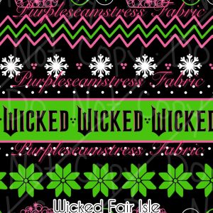 Wicked Fair Isle - Fabric