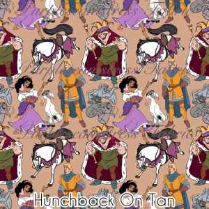 Hunchback on Tan - Fabric