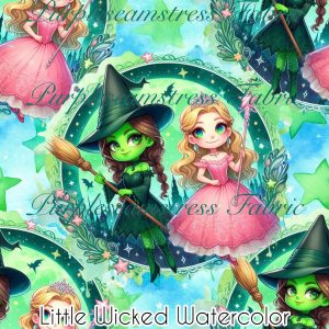 Little Wicked Watercolor - Fabric