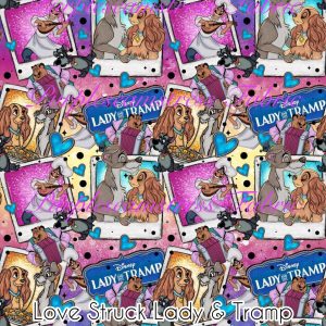 Lovestruck Lady & Tramp - Fabric