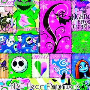 NBC Heart Patchwork - Fabric