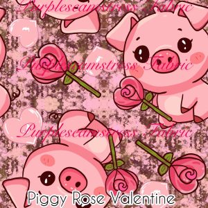Piggy Rose Valentine - Fabric