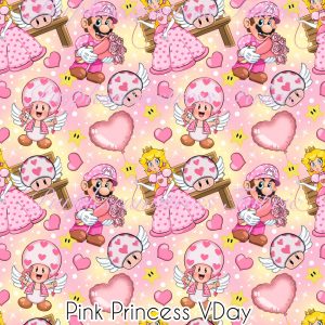 Pink Princess Vday - Fabric