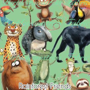 Rainforest Friends - Fabric