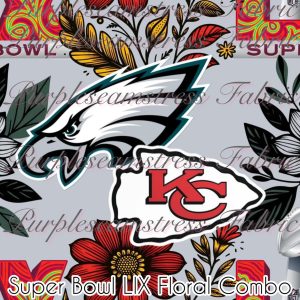 Super Bowl LIX Floral Combo - Fabric