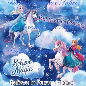 Believe in Frozen Magic - Fabric