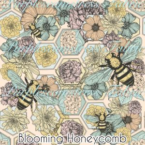 Blooming Honeycombs - Fabric