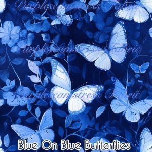 Blue on Blue Butterflies