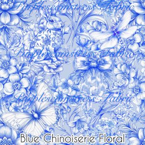 Blue Chinoiserie Floral