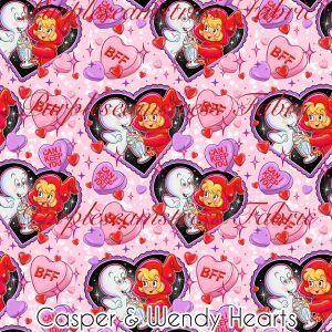 Casper & Wendy Hearts - Fabric