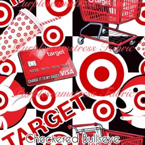 Checkered Bullseye - Fabric