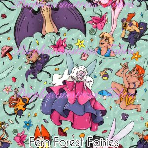 Fern Forest Fairies - Fabric
