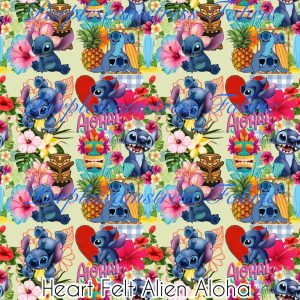 Heartfelt Alien Aloha - Fabric