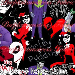 Joker & Harley Quinn - Fabric